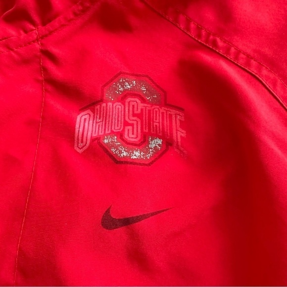 Ohio State Buckeyes Red Nike Full Zip Long Sleeve Jacket Size M (8-10) - Picture 9 of 10
